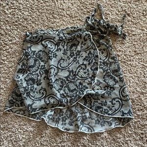 Capezio Paisley Ballet wrap skirt